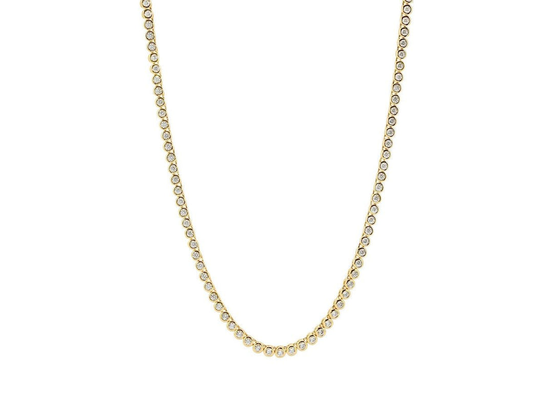 Gold Tennis Necklace