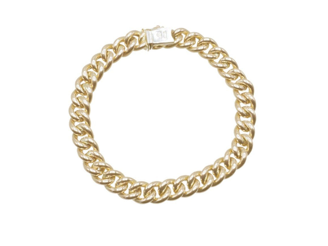 14k Curb Link Chain Bracelet