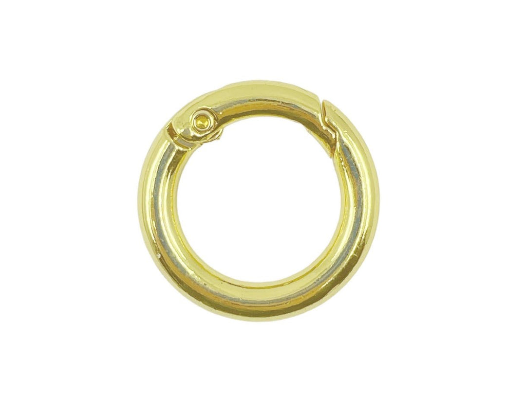 Round Push Gate Charm Connector 24mm