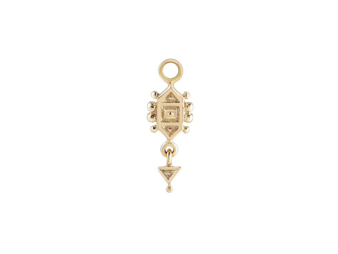 9k Dala Triangle Drop Charm