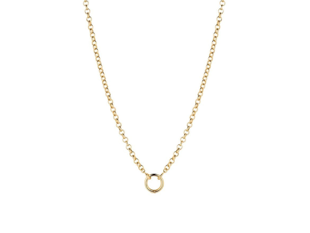 Gold Chain with Charm Holder