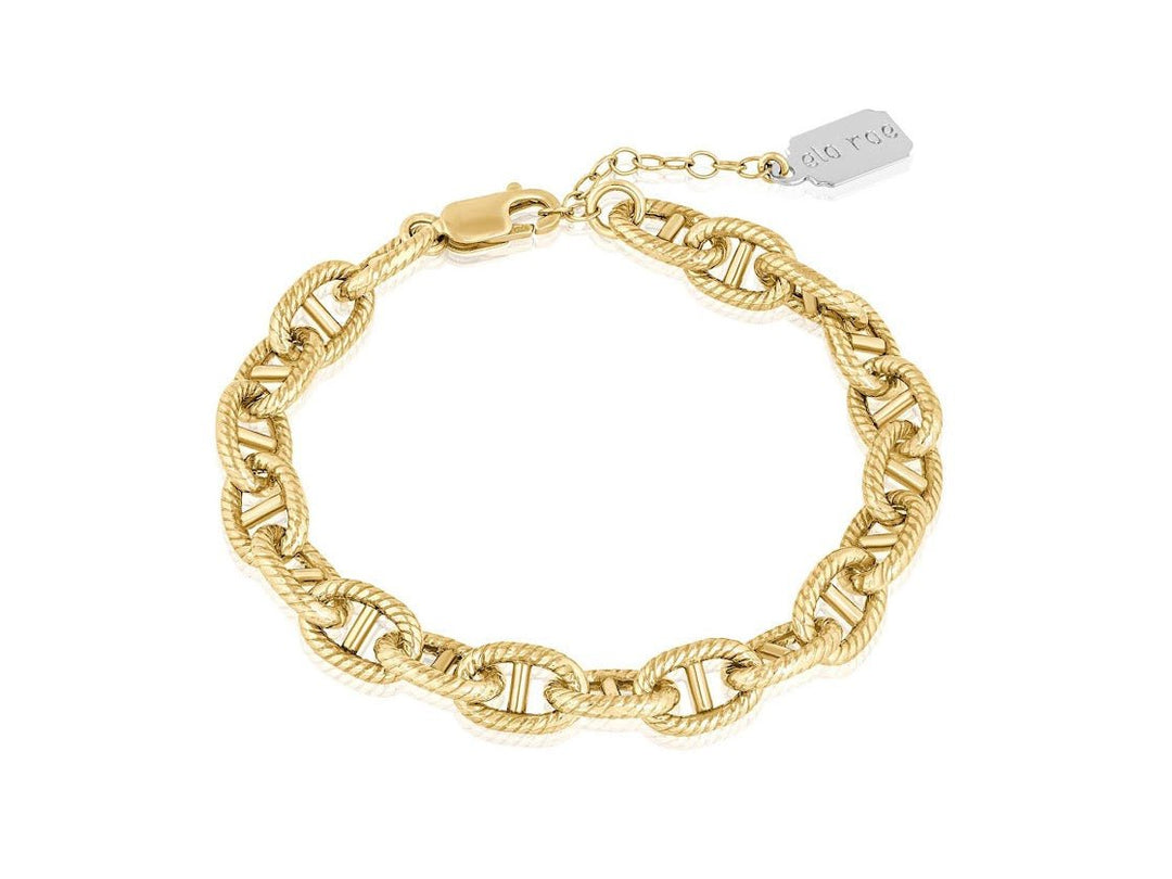 Gold Jumbo Horsebit Bracelet