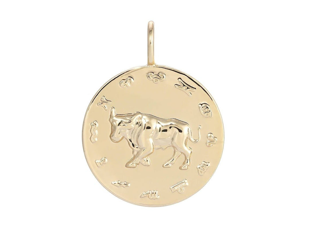 Gold Taurus Charm