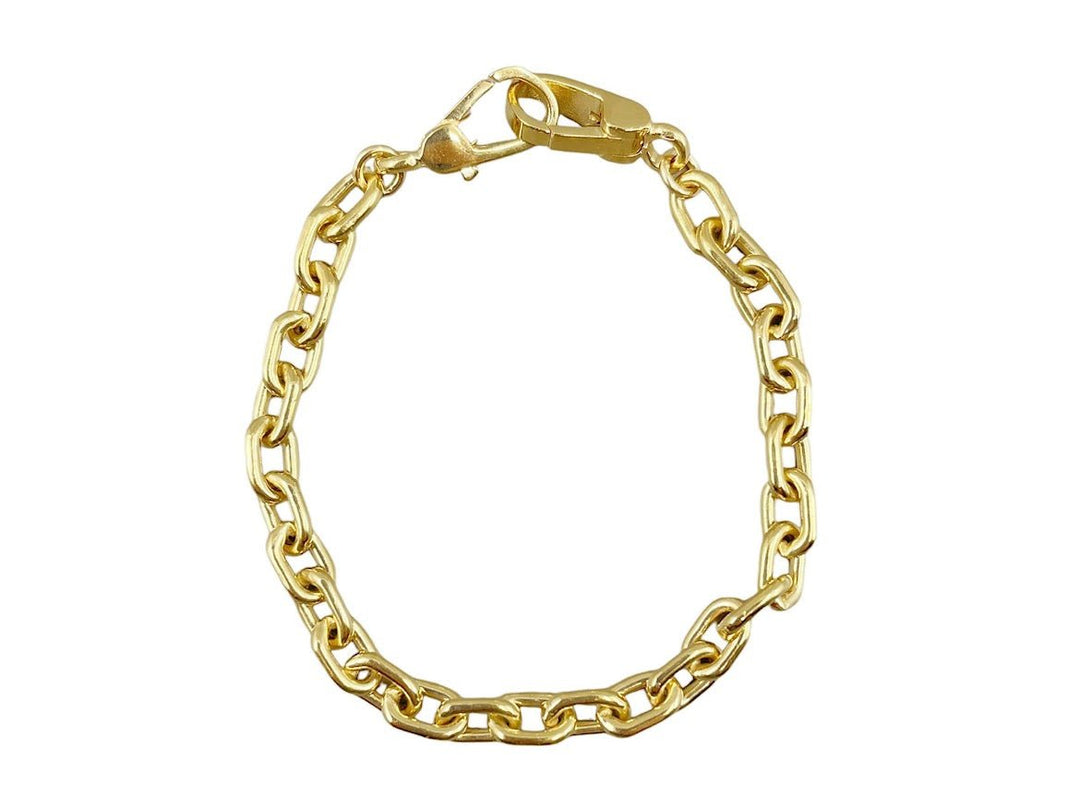 Petite Cable Chain Bracelet with Love Locks