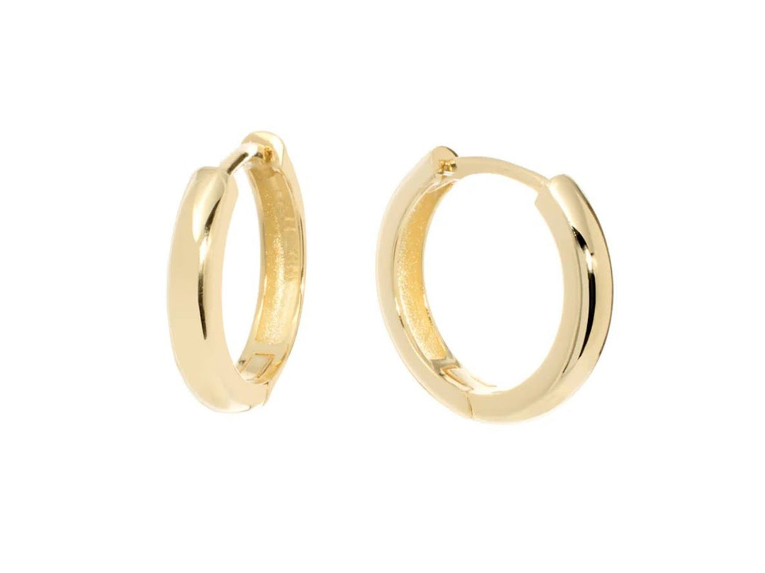 Gold 16mm Huggie Hoop