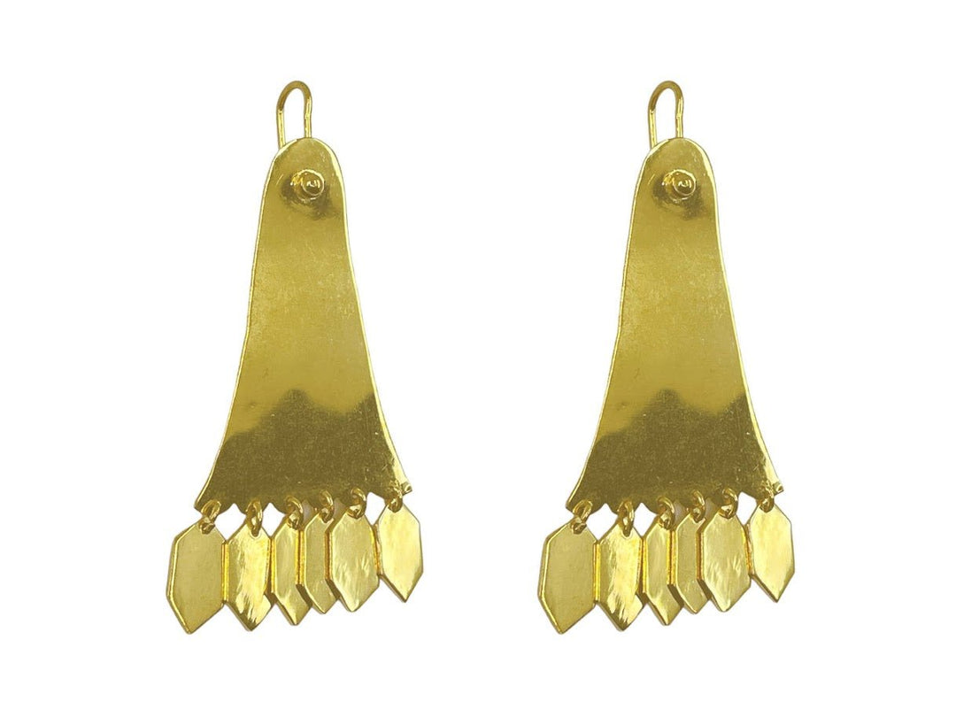 Large Fringe Statement Earrings.