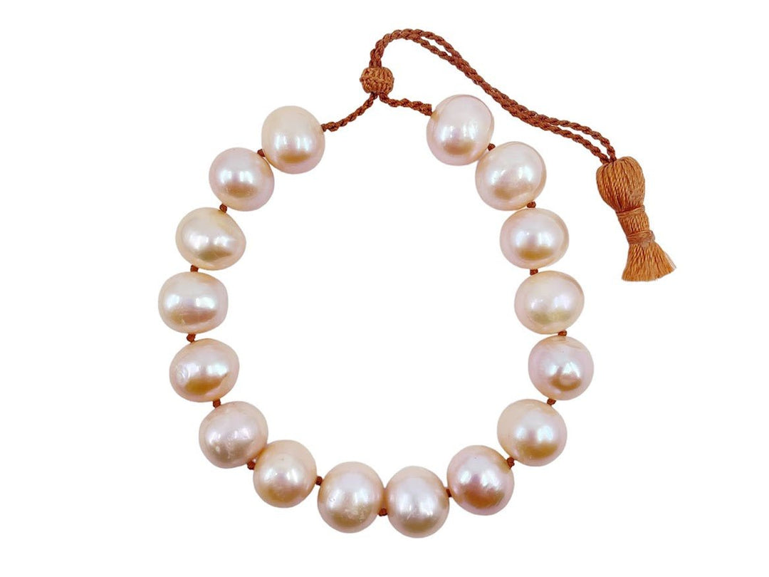 Pink Sheen Pearl Bracelet