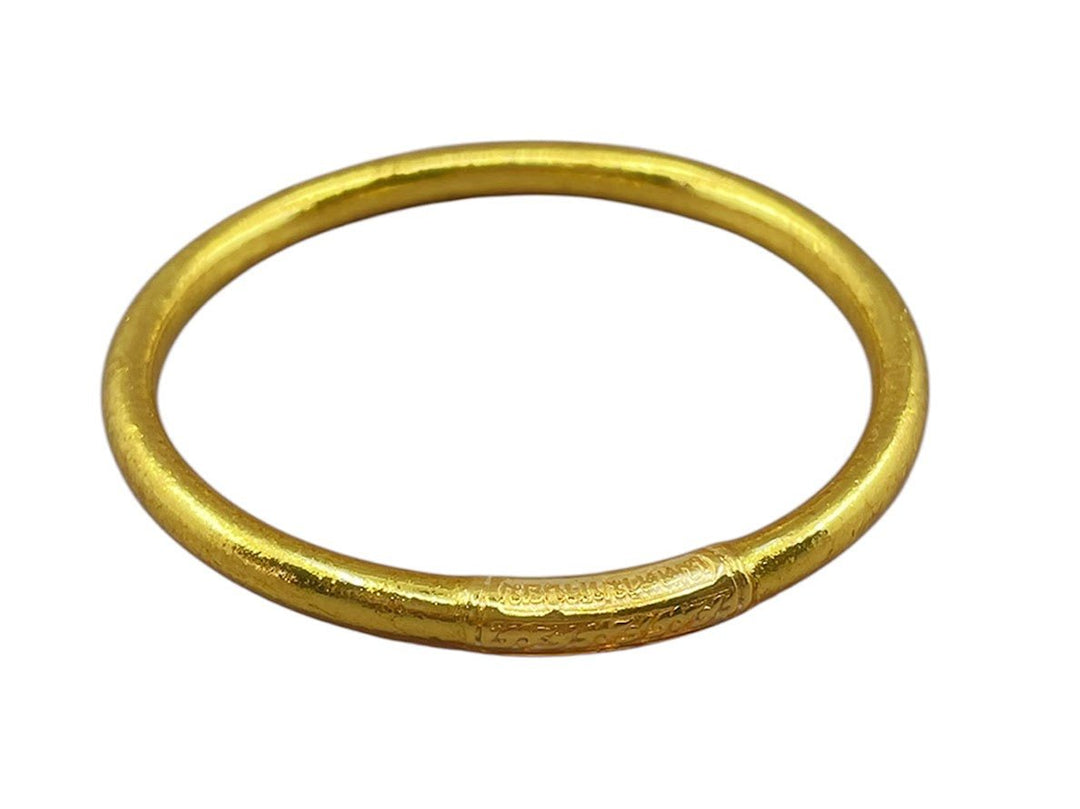 Gold Buddhist Bangle
