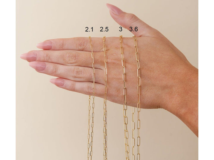 10k Gold Paperclip Chain