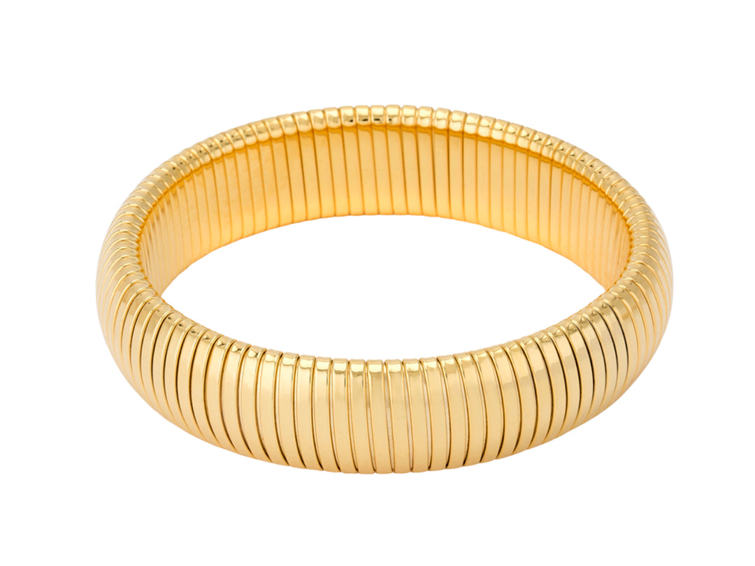 Gold Cobra Bracelet 5/8-Inch