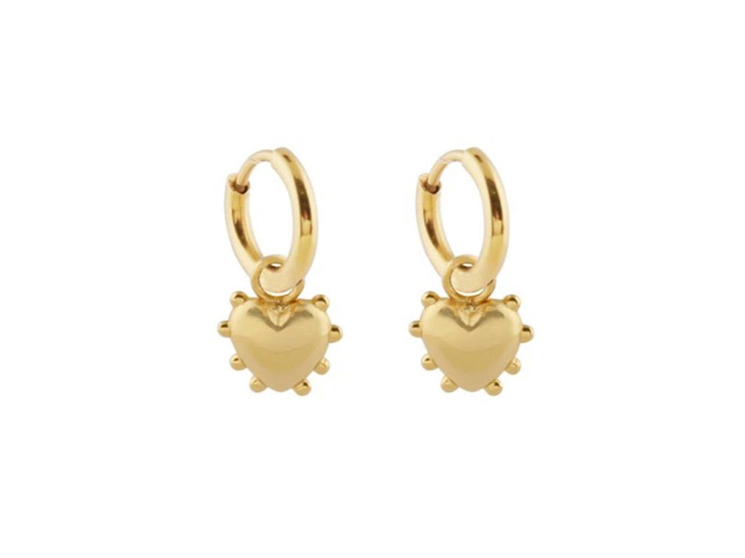 Mini Gold Milagros Earrings