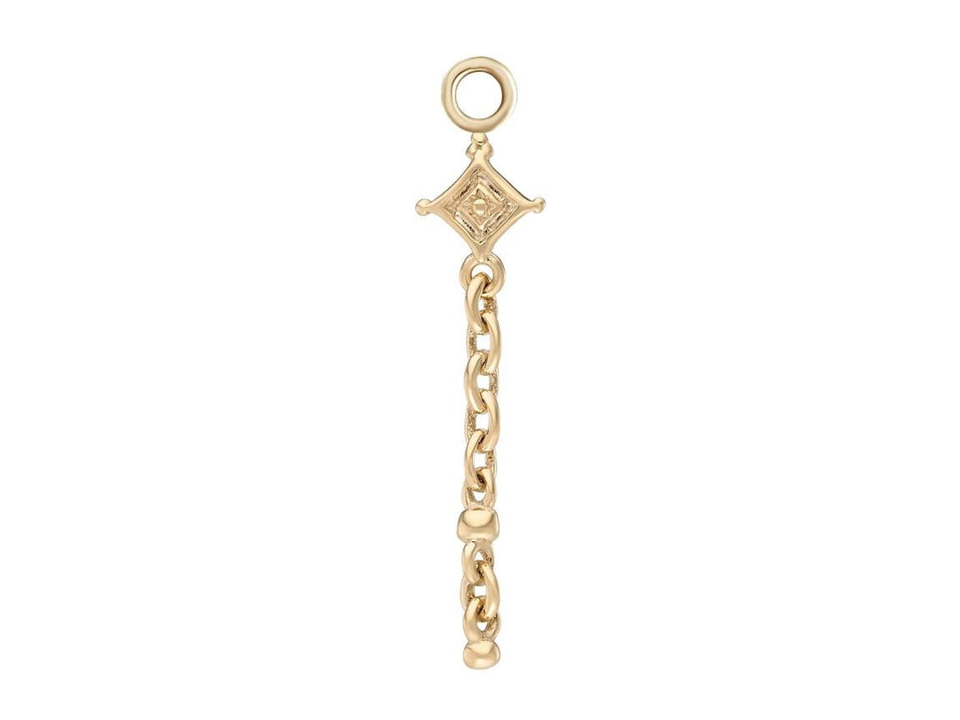 9k Dala Droplet Long Chain Charm