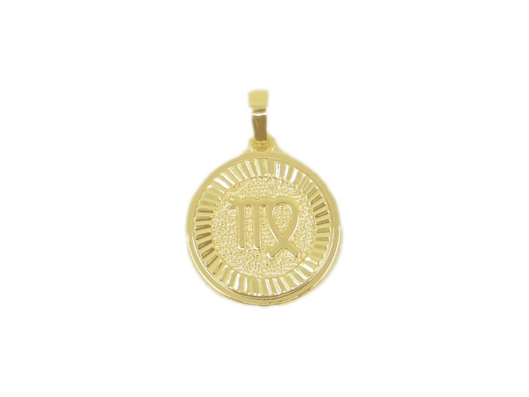 Large Round Virgo Charm