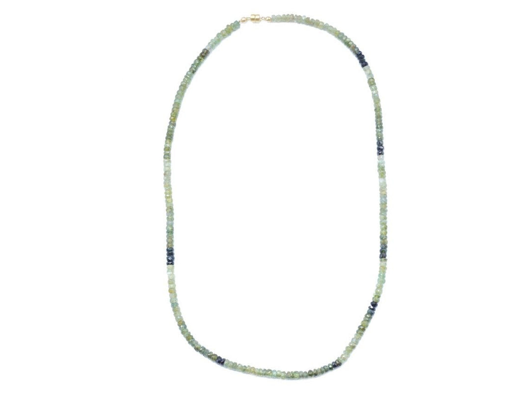 Ombre Green Tourmaline Strand Necklace