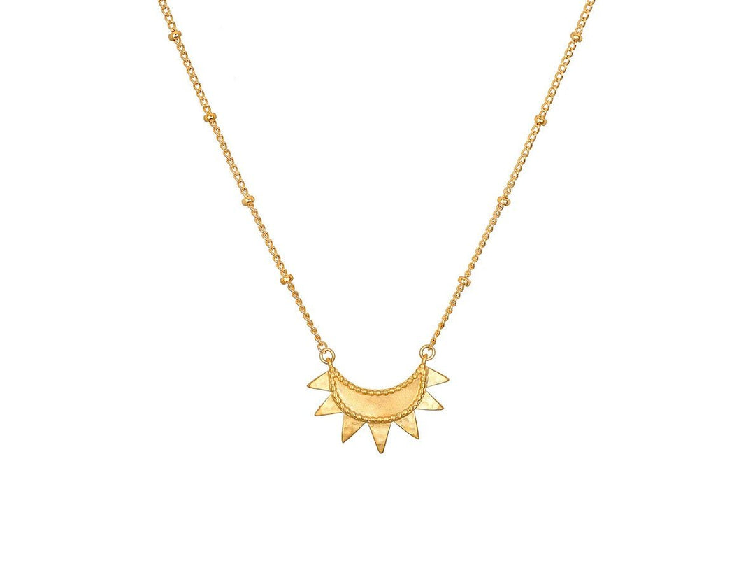 Gold Sunburst Necklace