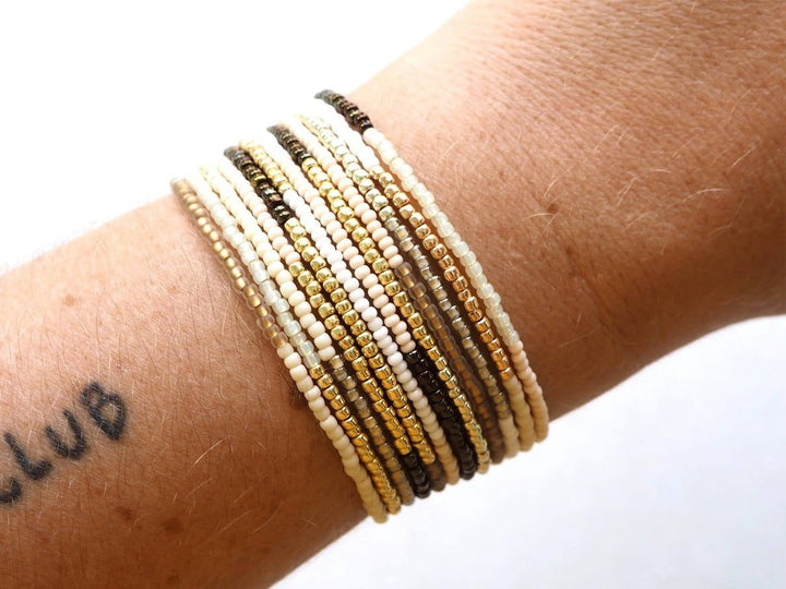 Neutral Tones Mega Wrap Bracelet