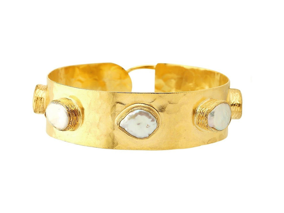 Byzantine Bangle with Pearls