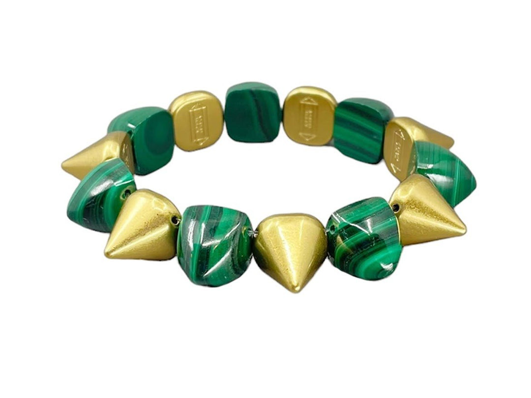 Malachite Luxe Positive Points Bracelet