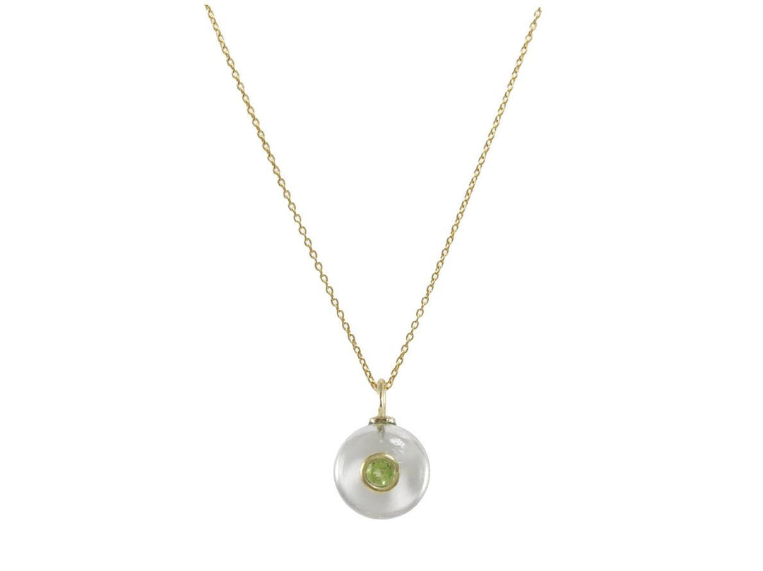 Mini Quartz Charm Necklace
