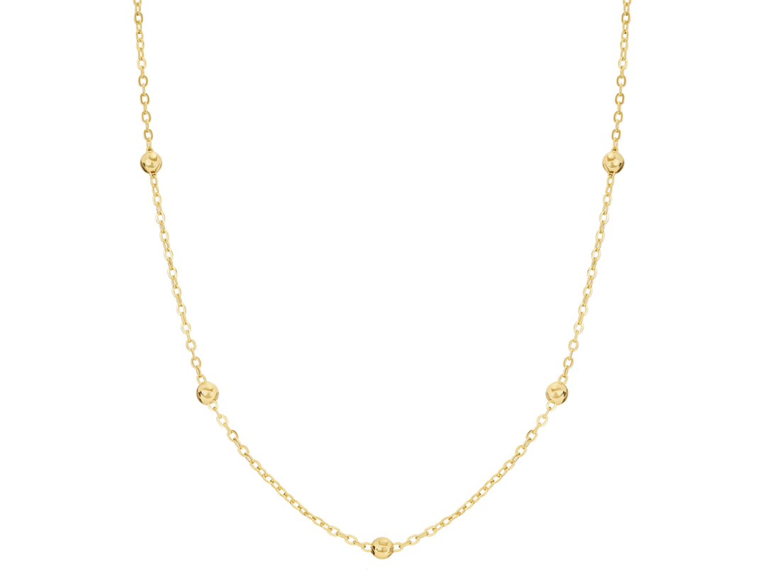 Gold Bead Layering Chain