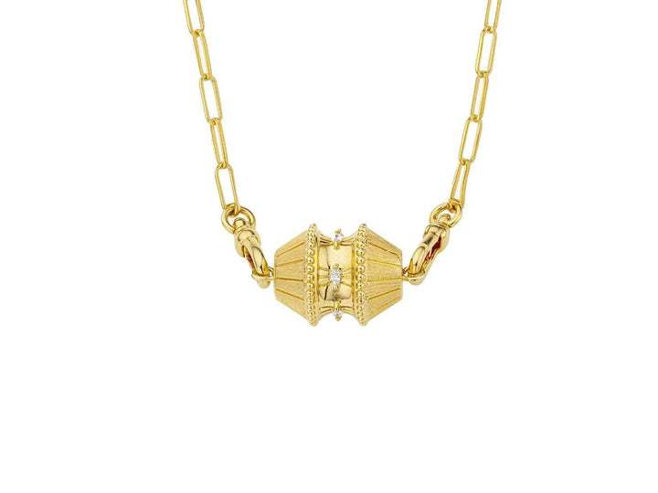 Gold Talisman Charm Necklace