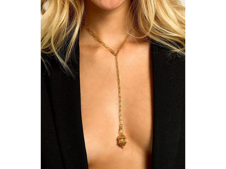 Gold Talisman Charm Necklace
