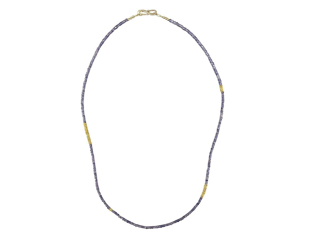 Iolite Strand Necklace