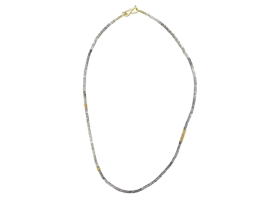 Moss Aquamarine Strand Necklace