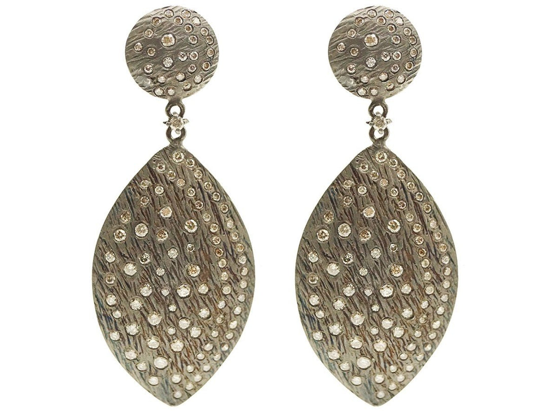 SS Scattered Diamonds Drop Earrings