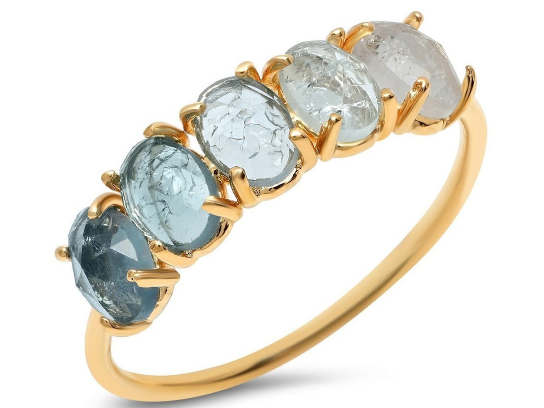 Pale Blue Ombre Ring