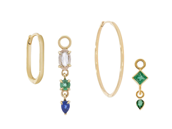 Metier 9k Emerald & Sapphire Set