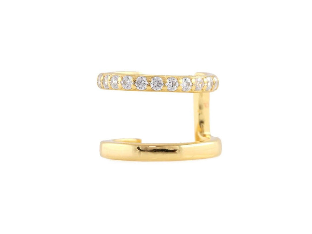 Double Ear Cuff with Crystals