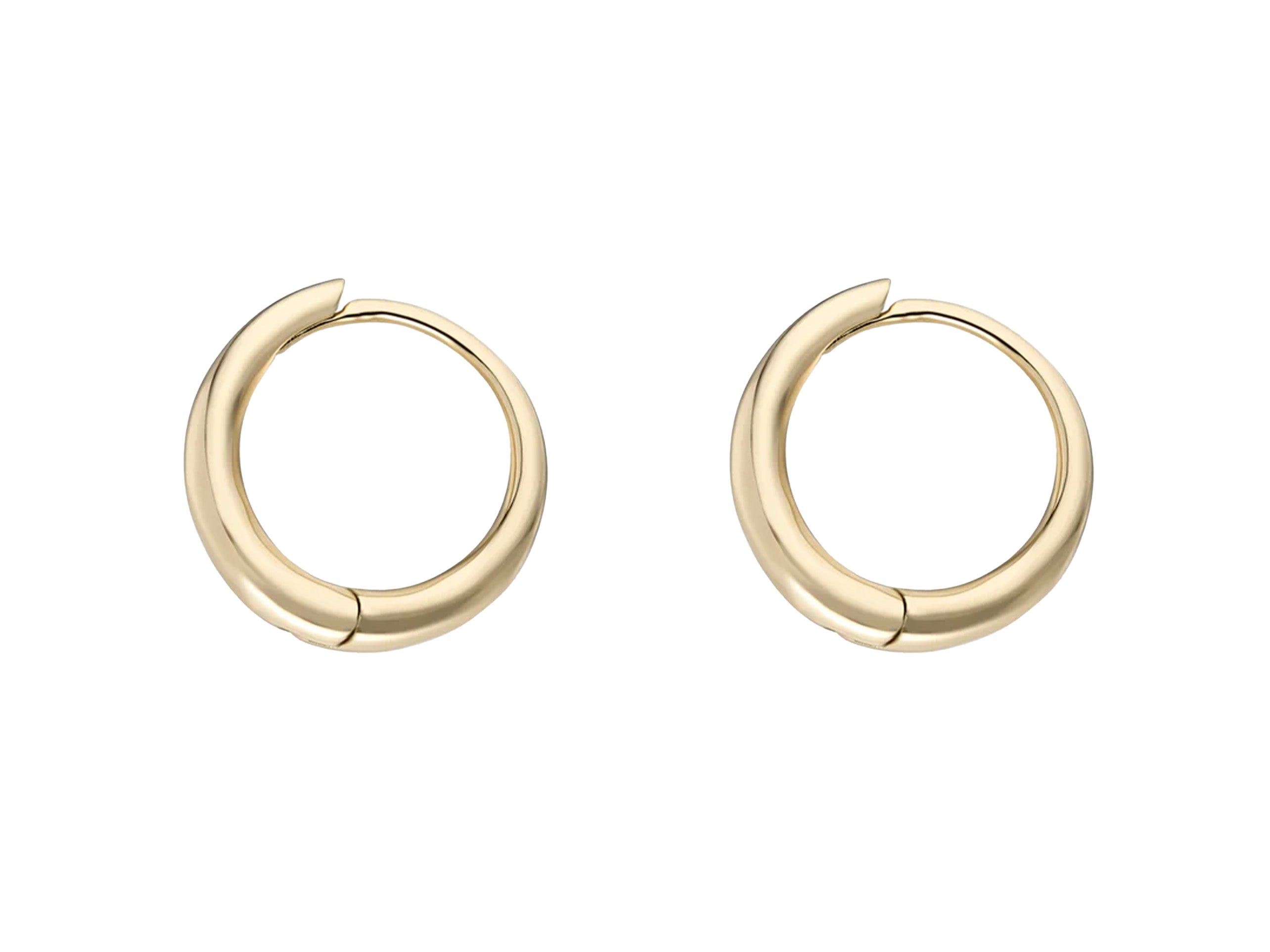 9k Round Chunky Hoops
