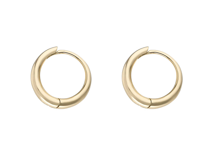 9k Round Chunky Hoops