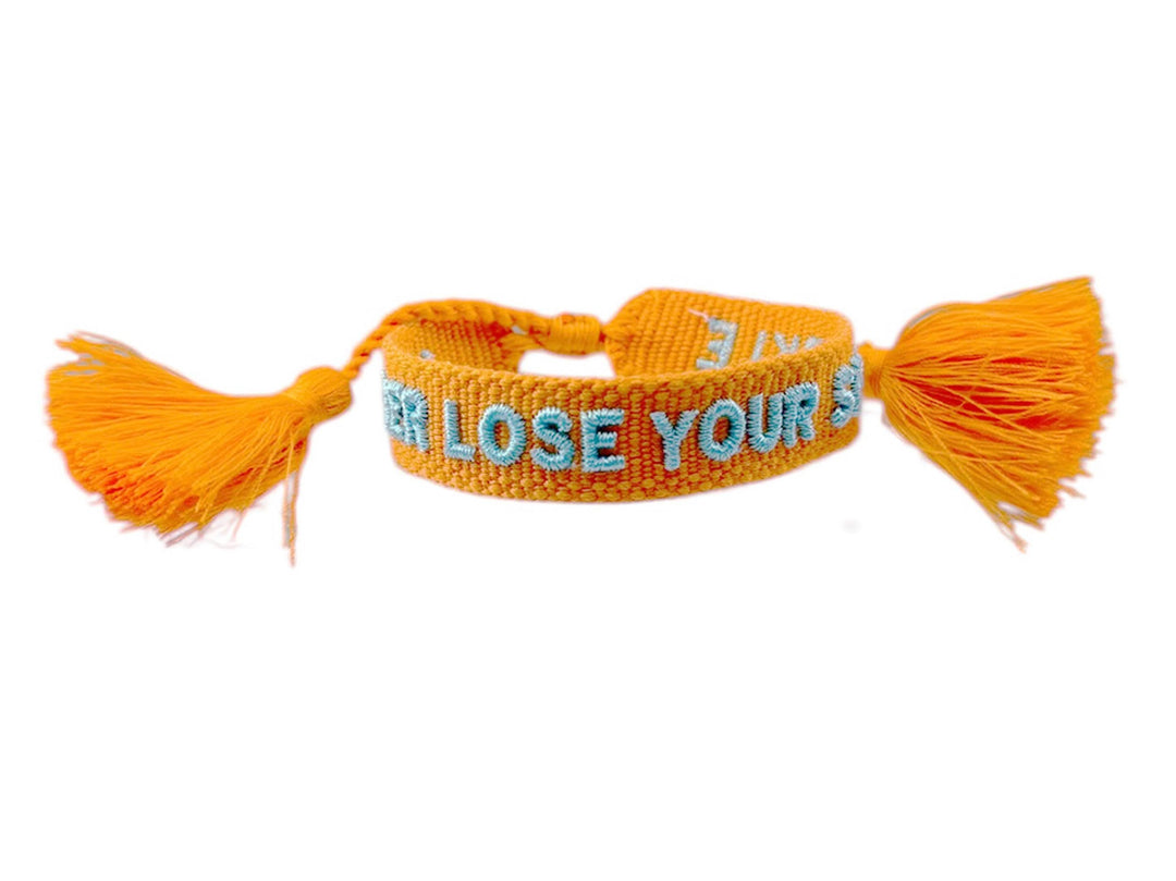 Woven NEVER LOSE YOUR SPARKLE Bracelet