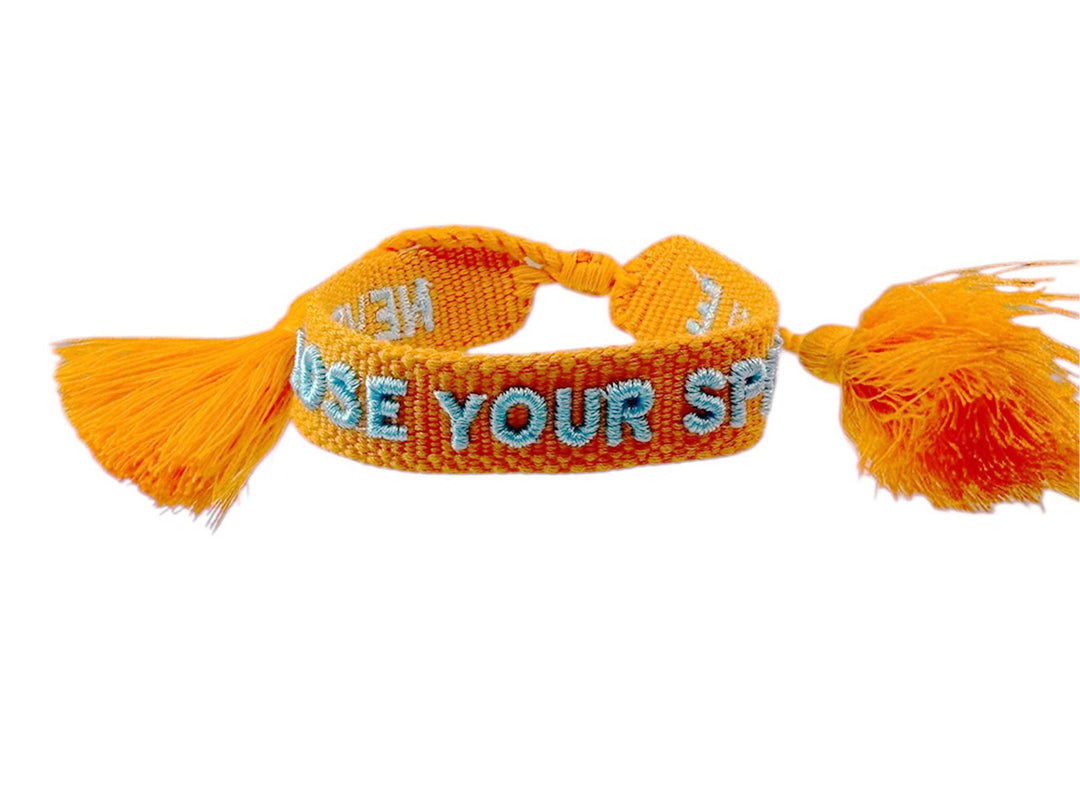 Woven NEVER LOSE YOUR SPARKLE Bracelet