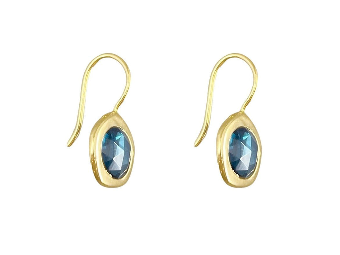 London Blue Topaz Drop Earrings