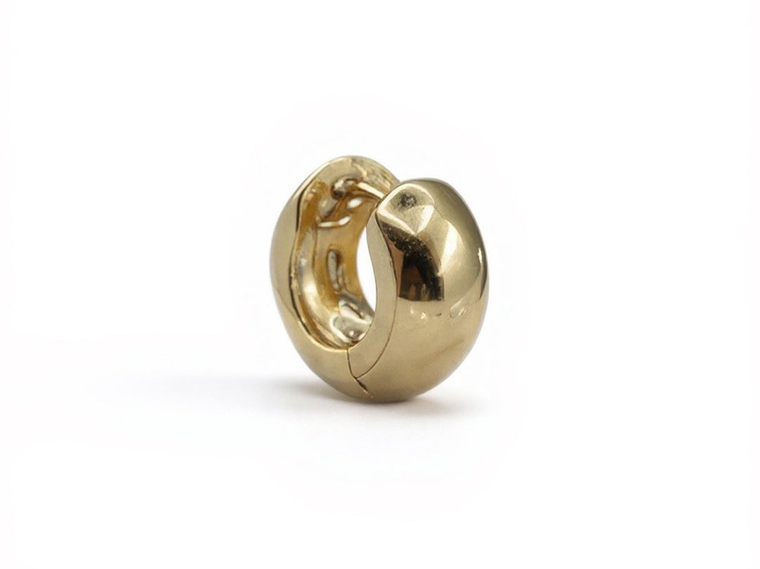 14k Small Bulbous Hoop