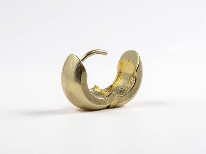 14k Small Bulbous Hoop