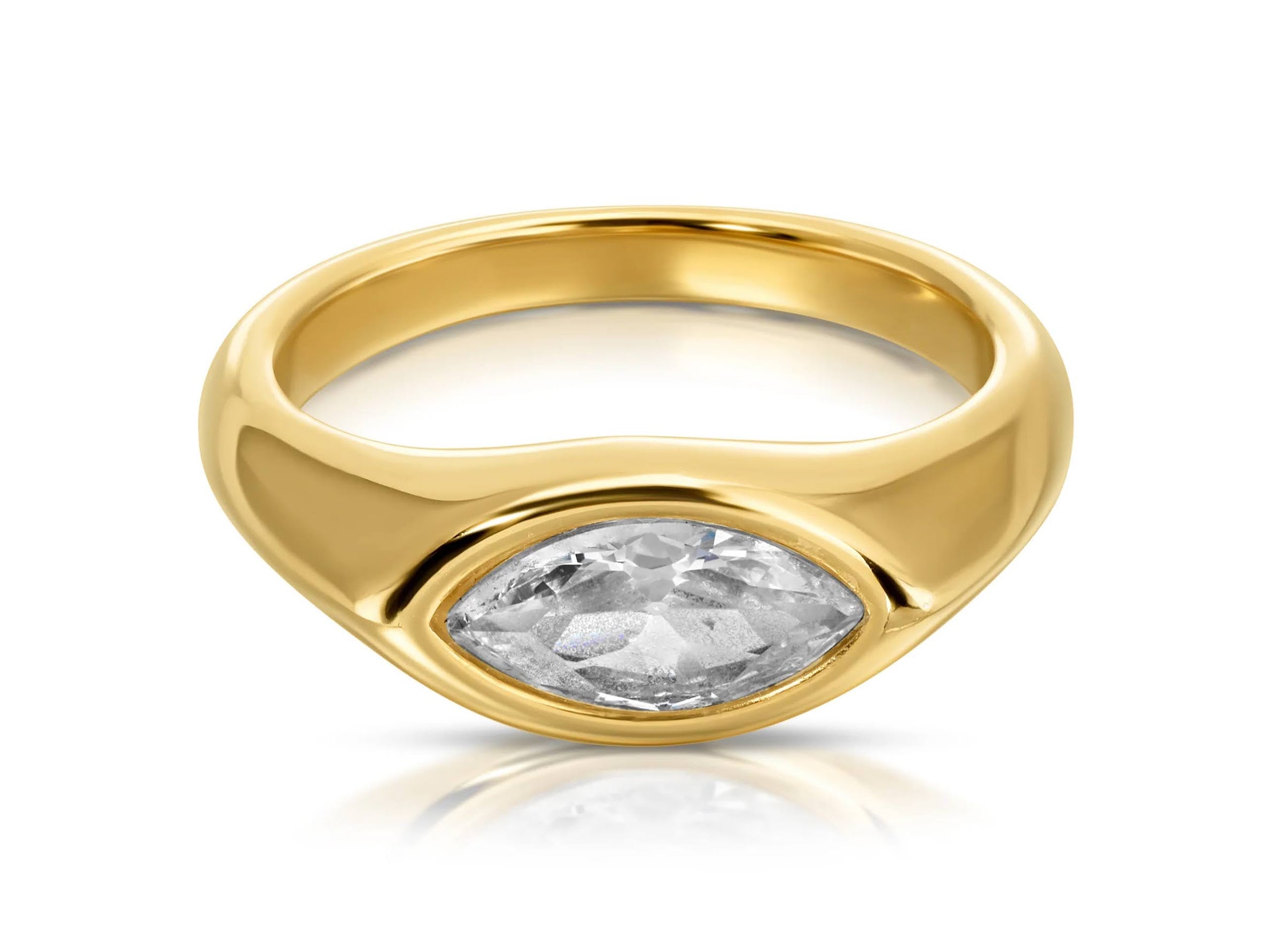Marquise CZ Ring.