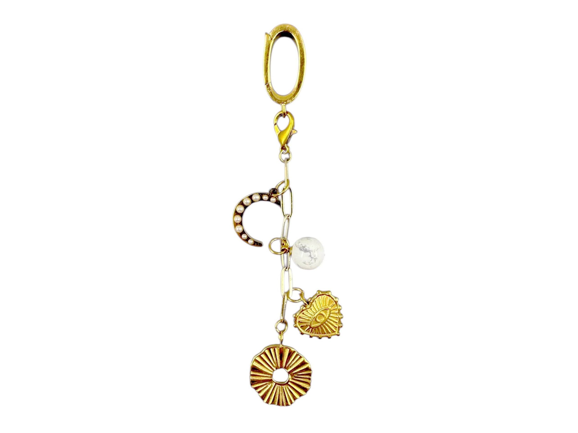 Bikini Charm with Pearl Moon