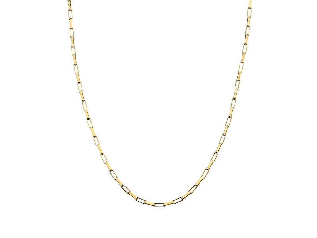 10k Long Link Anchor Chain Necklace