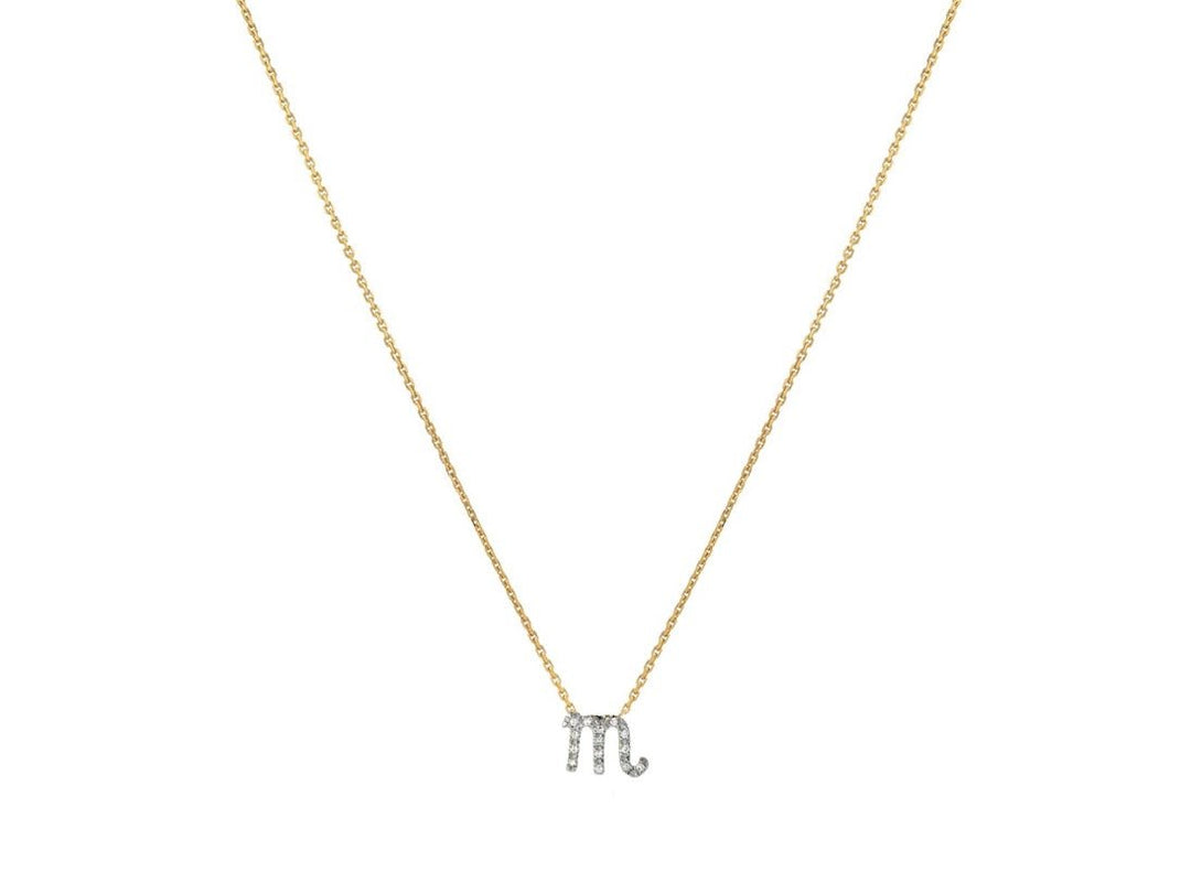 Diamond Scorpio Pendant Necklace