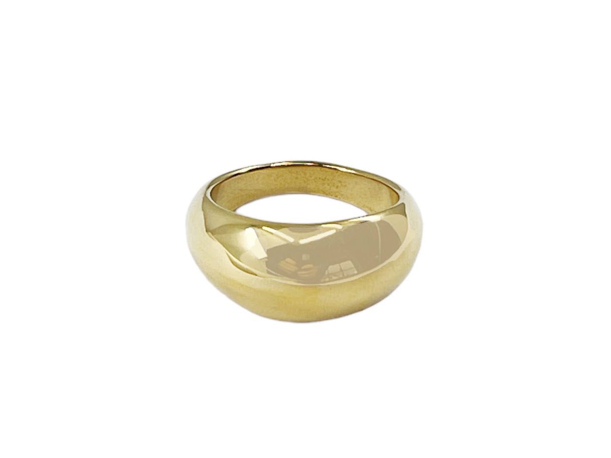 Gold Dome Ring.