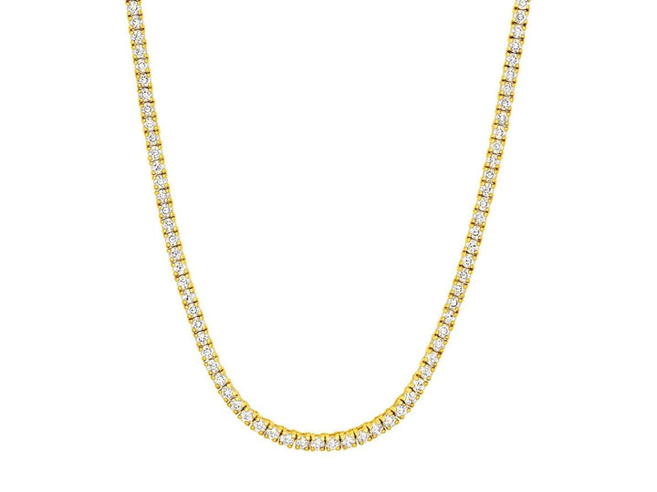 14k Diamond Tennis Necklace