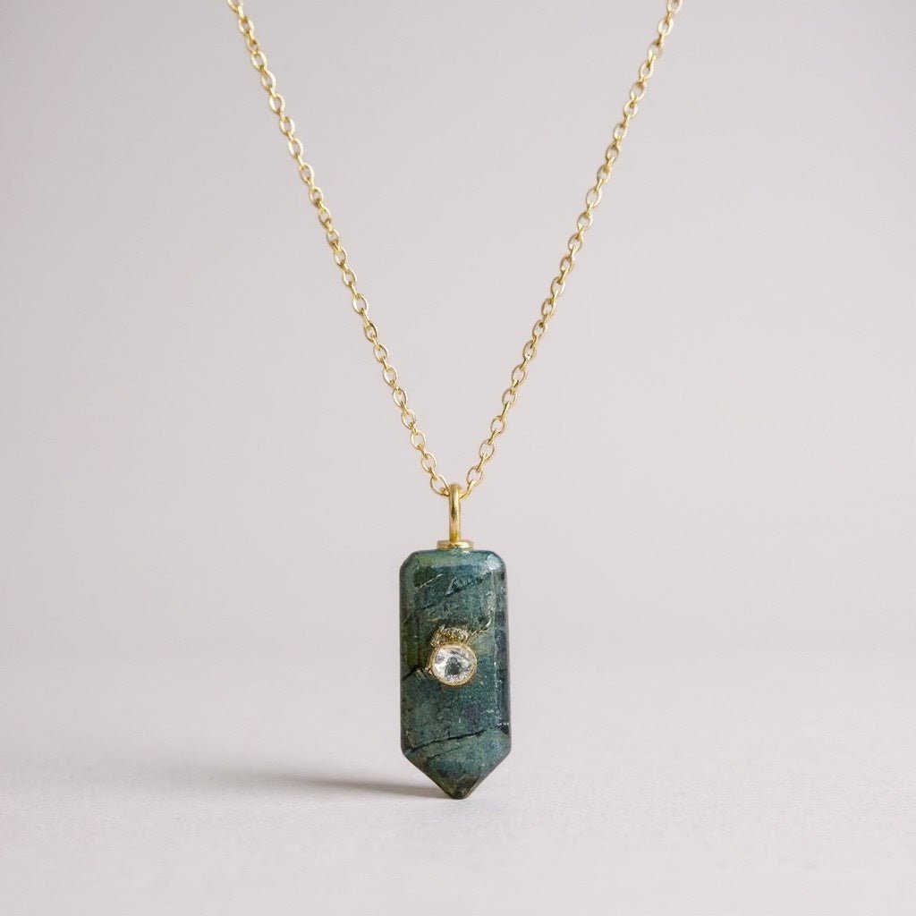 Labradorite Crystal Necklace