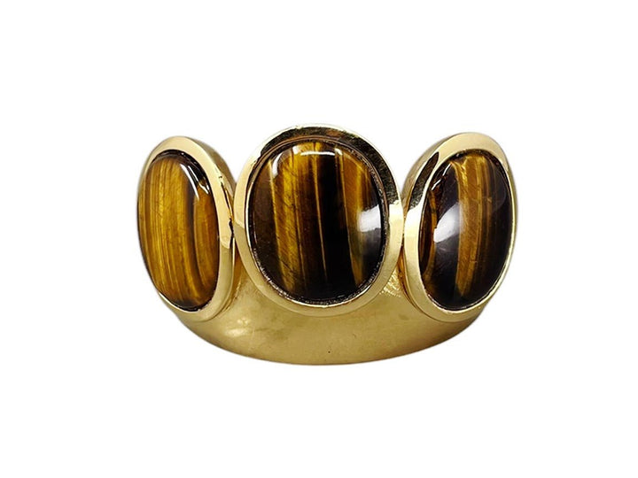 Three-Disc Tiger's Eye Cuff