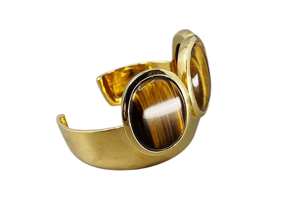 Three-Disc Tiger's Eye Cuff