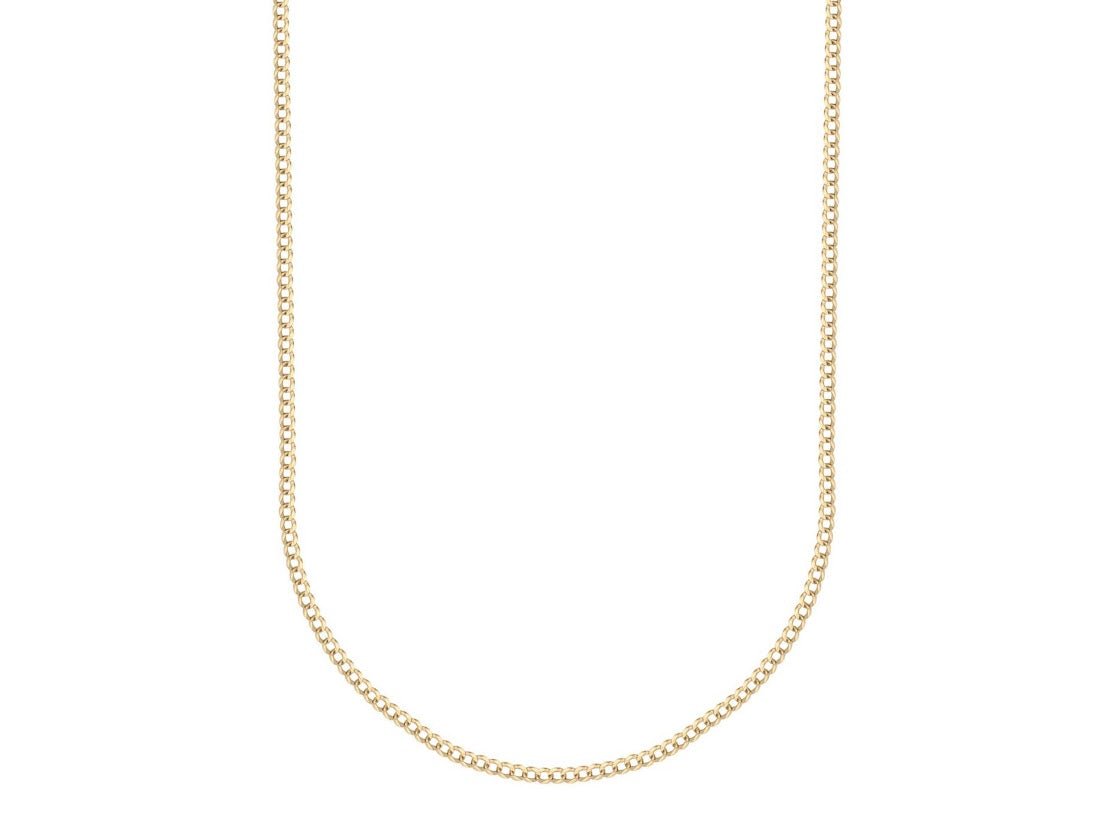 14k Curb Chain Necklace