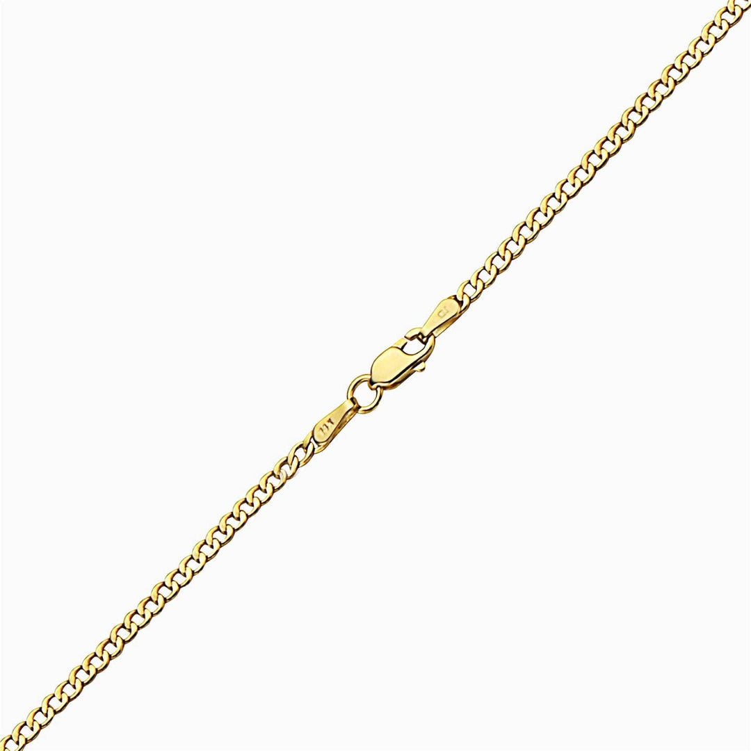 14k Curb Chain Necklace